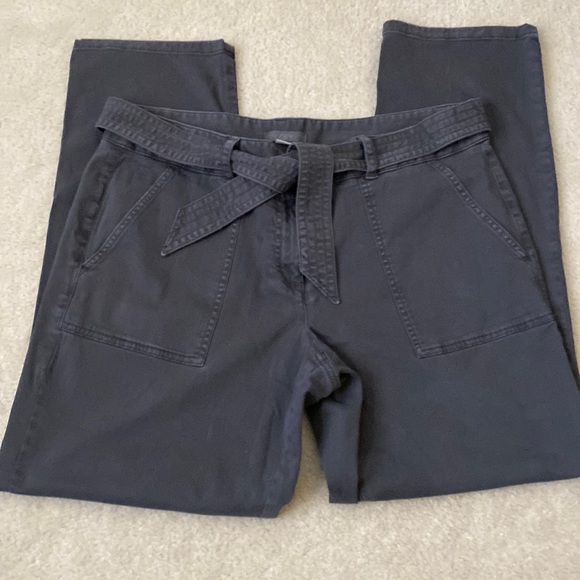 Loft soft Grey Twill Pants - Picture 1 of 3